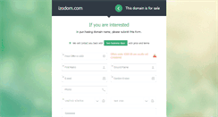 Desktop Screenshot of izodom.com